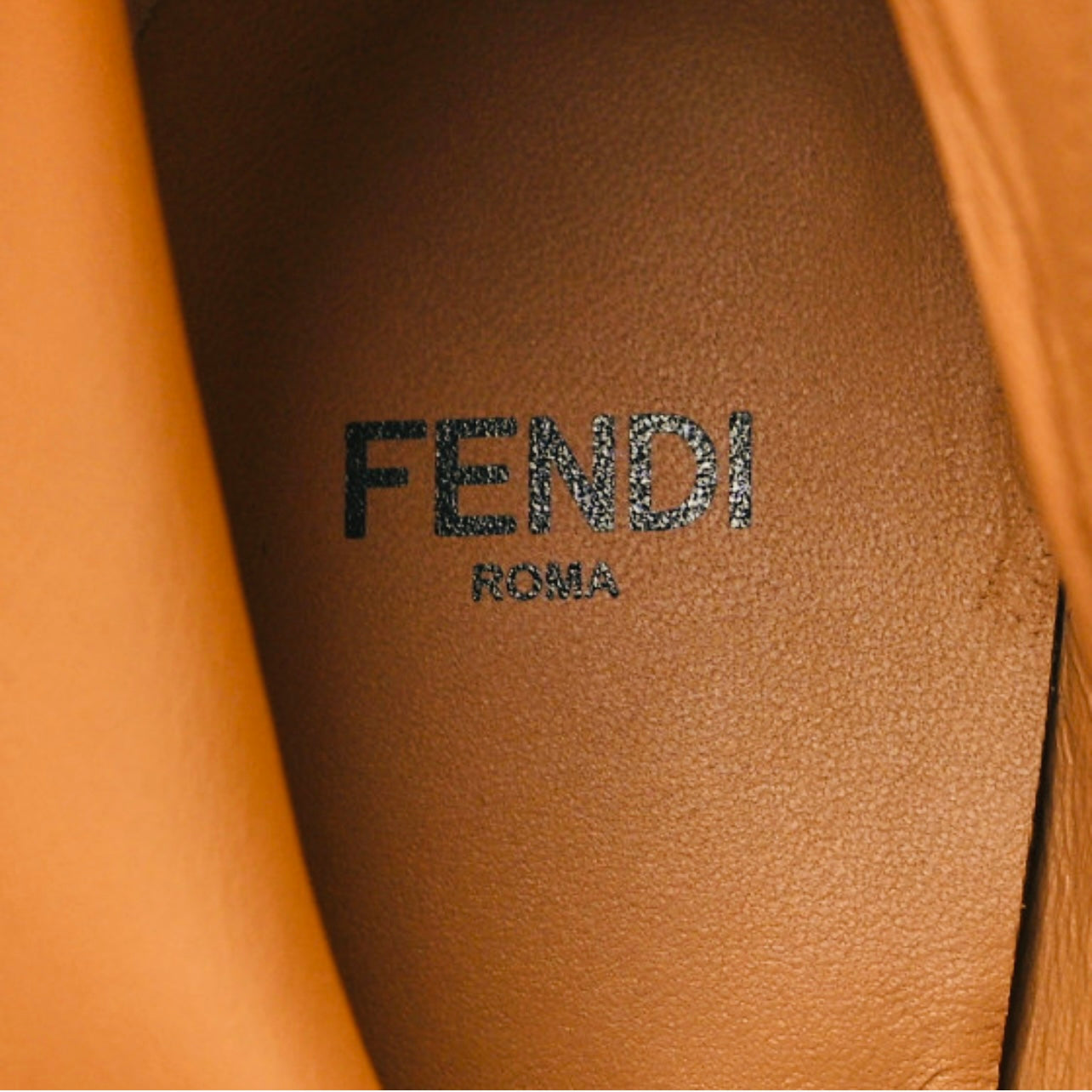 FENDI First Gold “F” Laminated Craquele Nappa Lambskin Leather 95mm Booties - IT 37