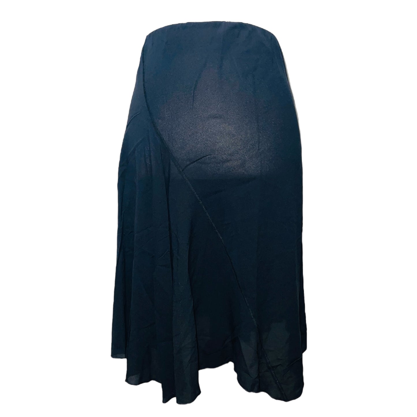 ROBERTO CAVALLI Blue Black Astrology Star Sign Print Skirt w/ Lining - S