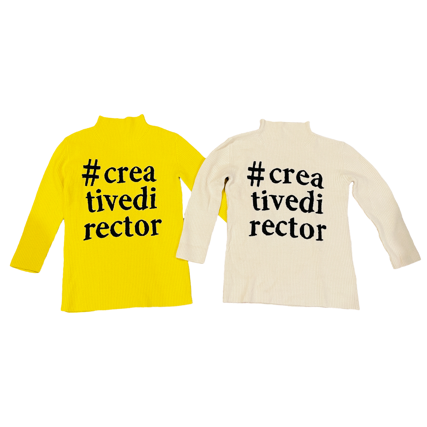 MOSCHINO “Creative Director” Chunky Yellow Knit Sweater - US 8