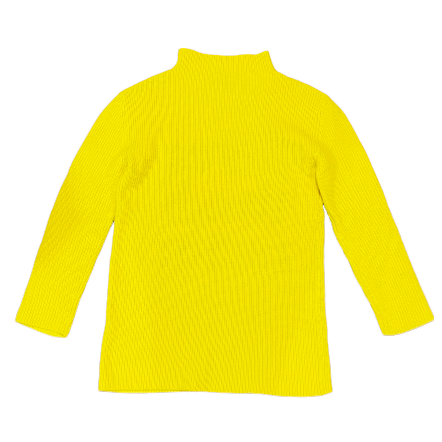 MOSCHINO “Creative Director” Chunky Yellow Knit Sweater - US 8